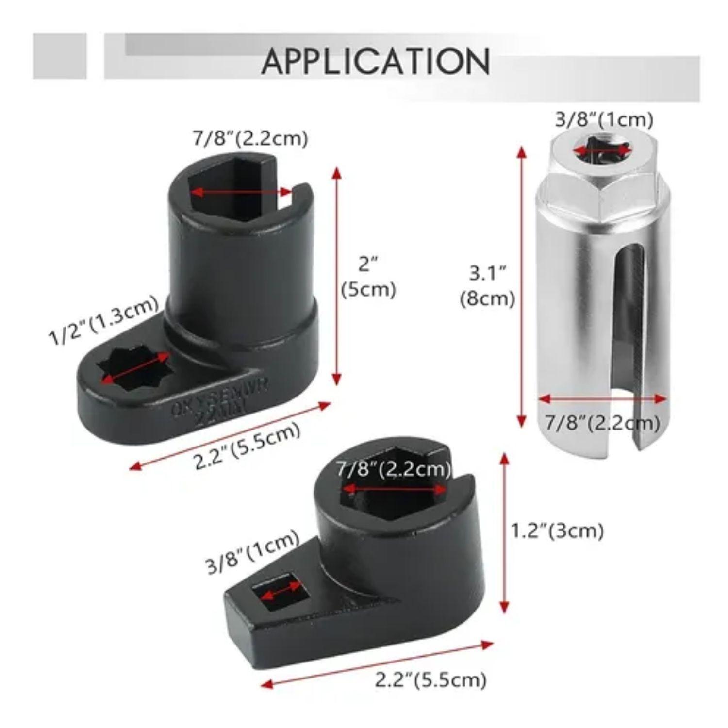 Kit Dados Sensor Extractor De Oxigeno 7/8 22mm Automotriz-1