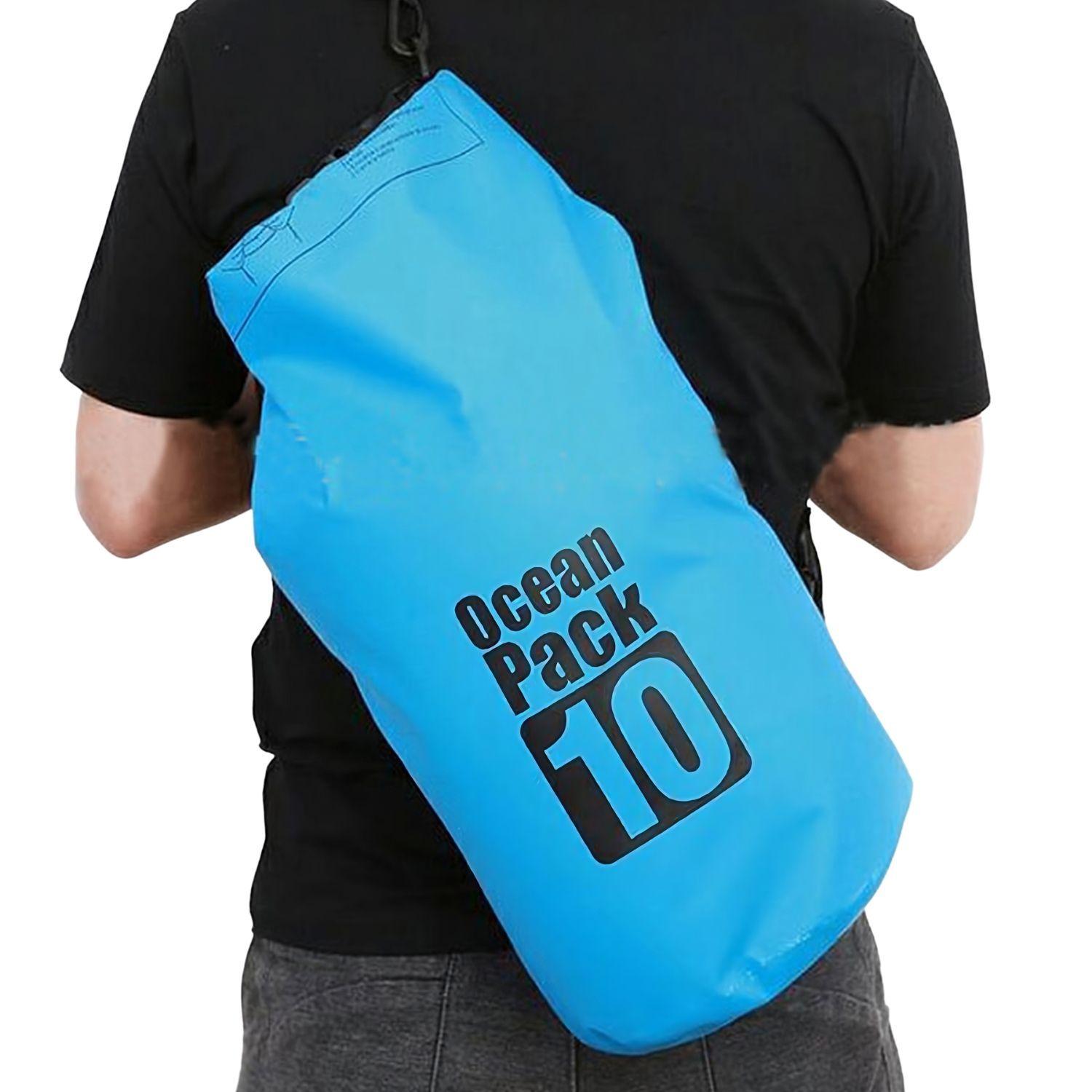 Bolsa Flotante PVC Impermeable Para Camping Aire Libre - Negro-3