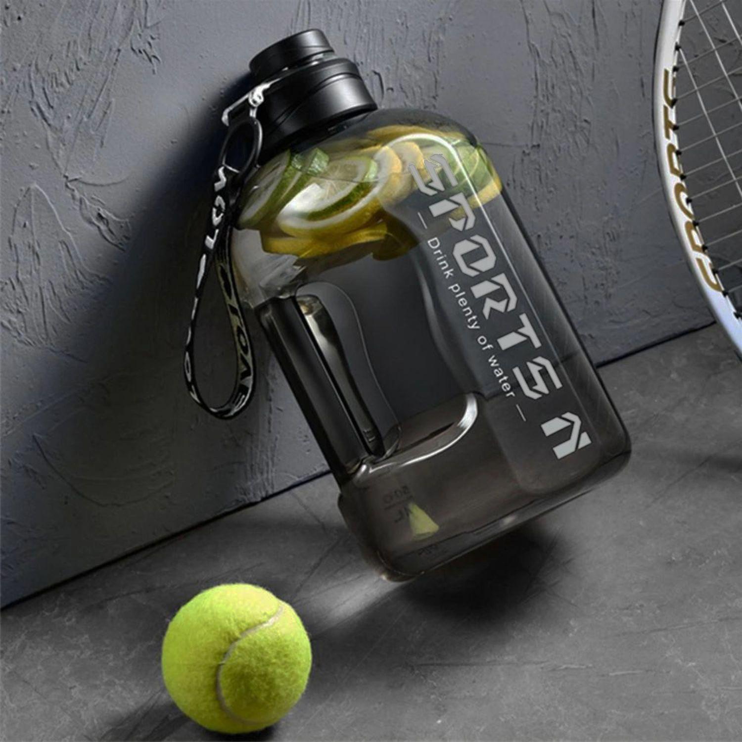 Botella De Agua Transparente Gym Fitness - Unisex 2700 ML-4