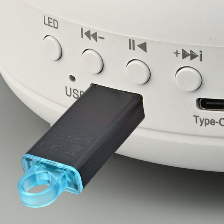 Lámpara Proyección Cielo Estrellado Ondas De Agua Bluetooth-3