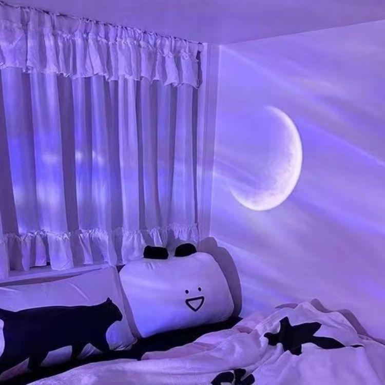 Lámpara Proyección Cielo Estrellado Ondas De Agua Bluetooth-4