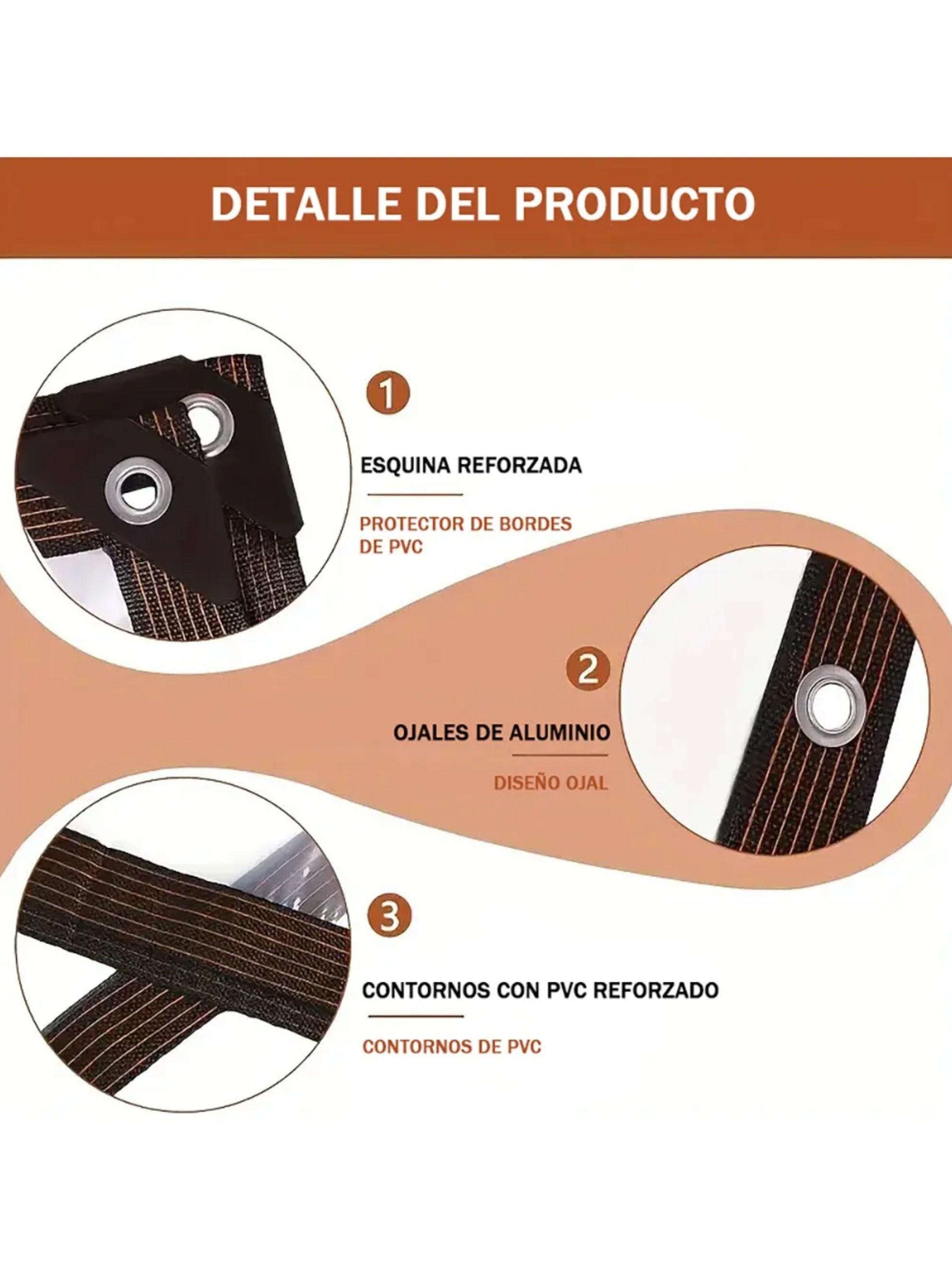 Lona Impermeable 3x4 metros Transparente Resistente Unidad-3