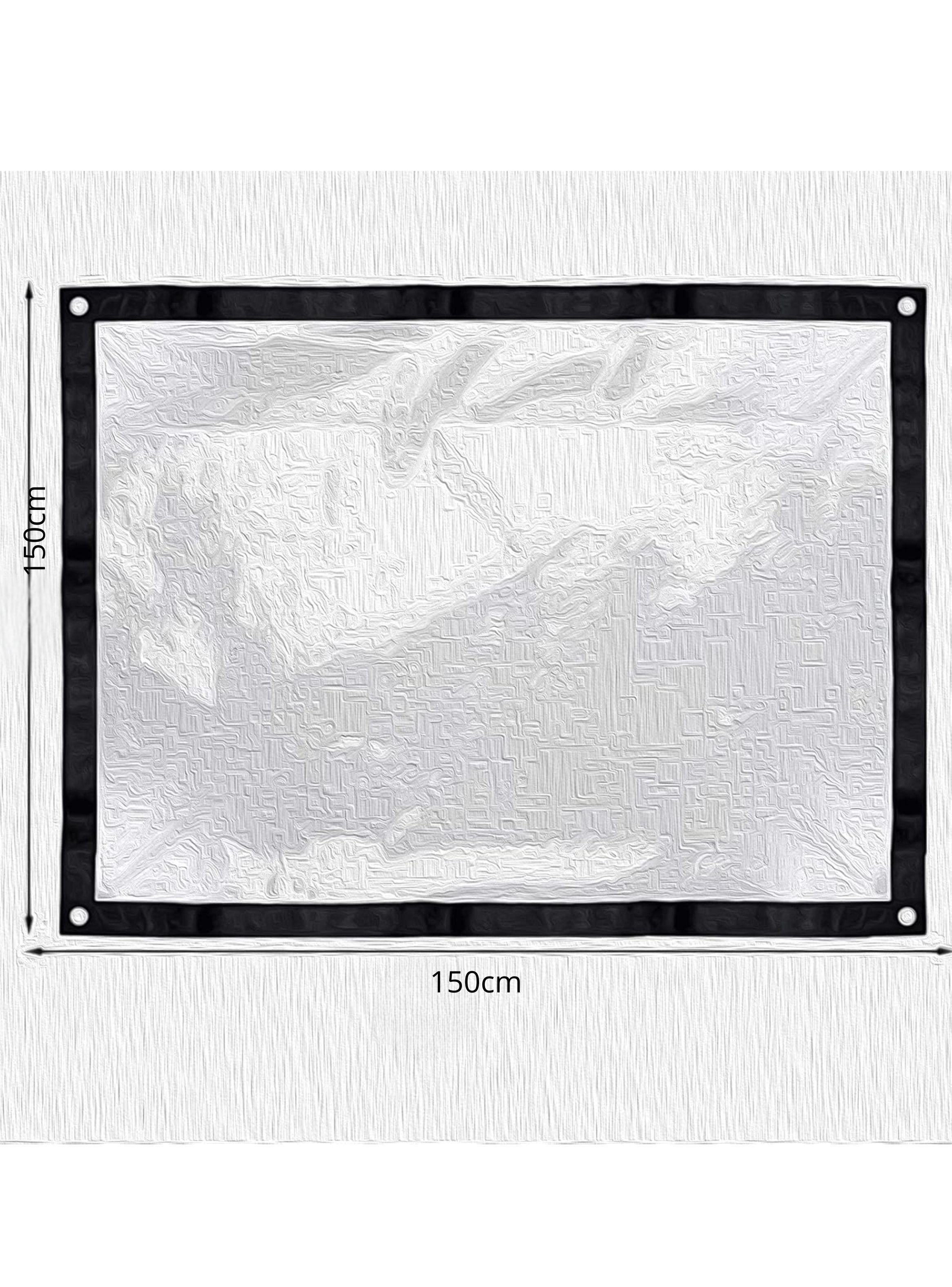 Lona Impermeable 3x4 metros Transparente Resistente Unidad-4