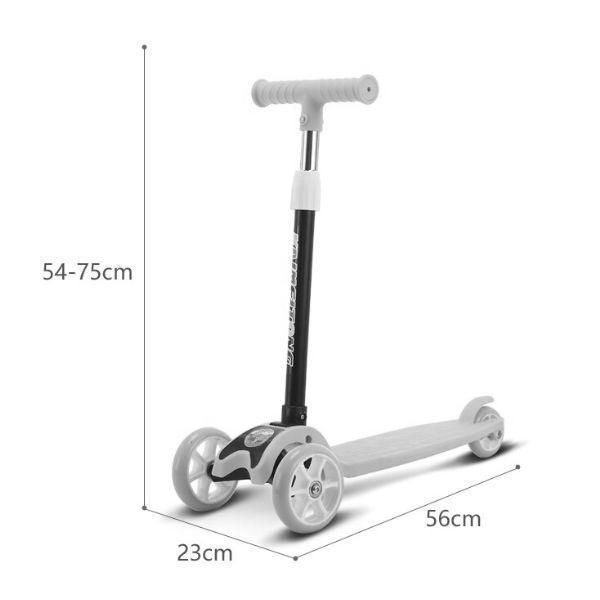 Monopatín Scooter Led Plegable Para Niños-2