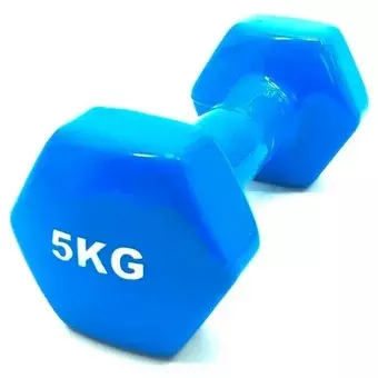 Pack 2 Mancuernas De 5kg C/u (un Par) Antideslizantes-0