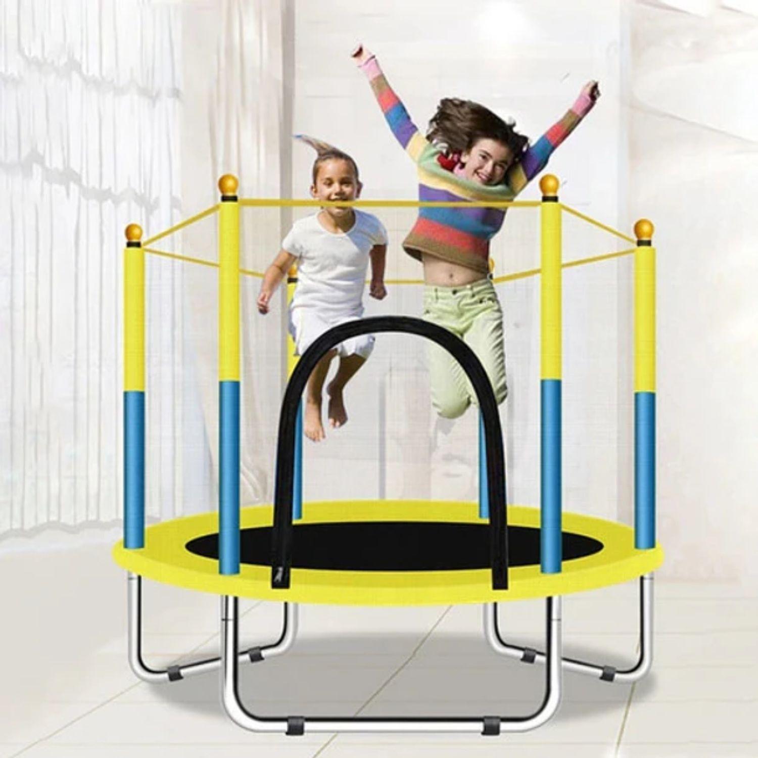 Mini Trampolin Cama Elástica Pequeña Para Niños y Niñas -4