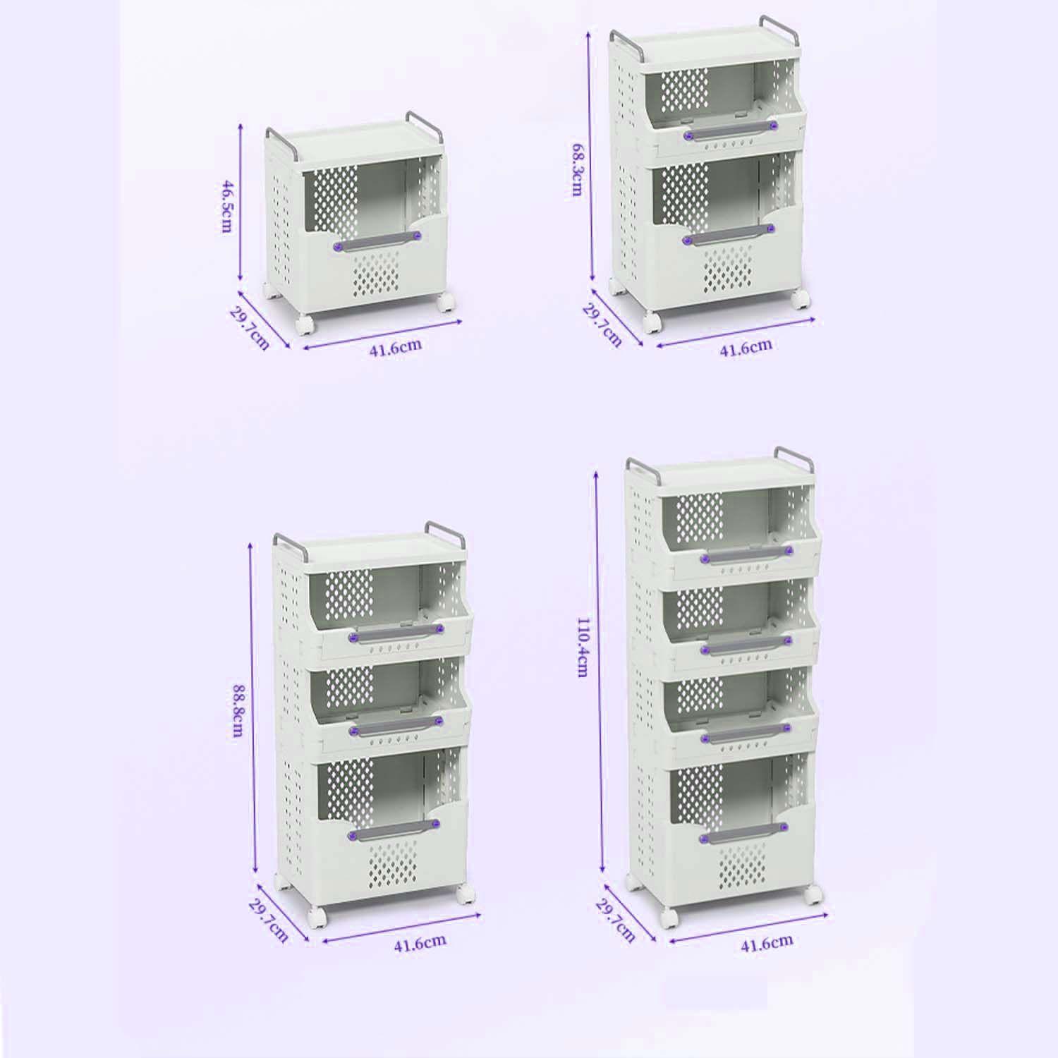 Cesta Organizador de Ropa Sucia Almacenamiento 4 N-4