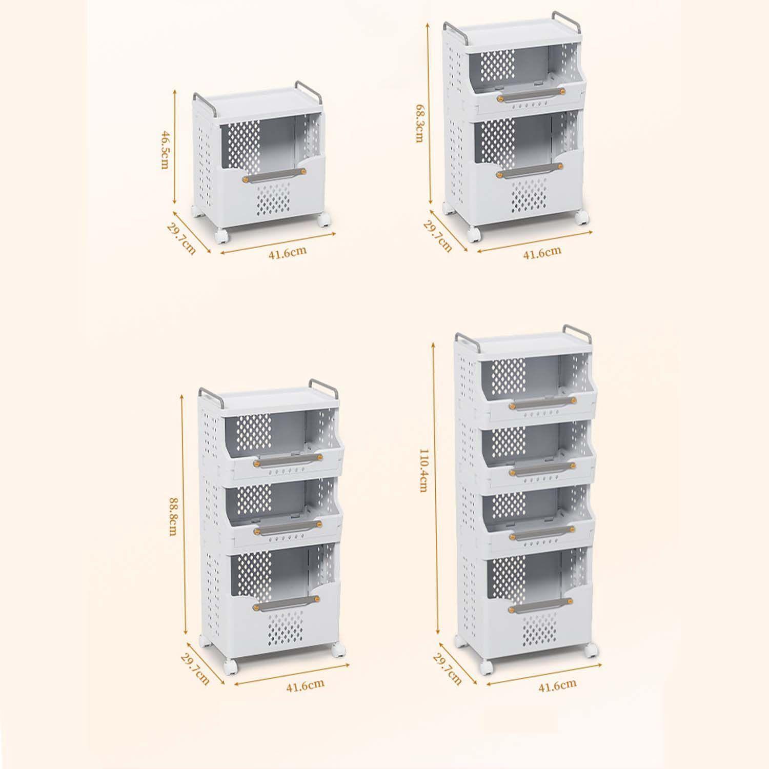 Cesta Organizador de Ropa Sucia Almacenamiento 4 N-3