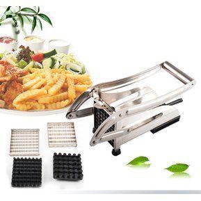 Cortadora De Papas Rebanadora Para Patatas Fritas + Cuchilla-2