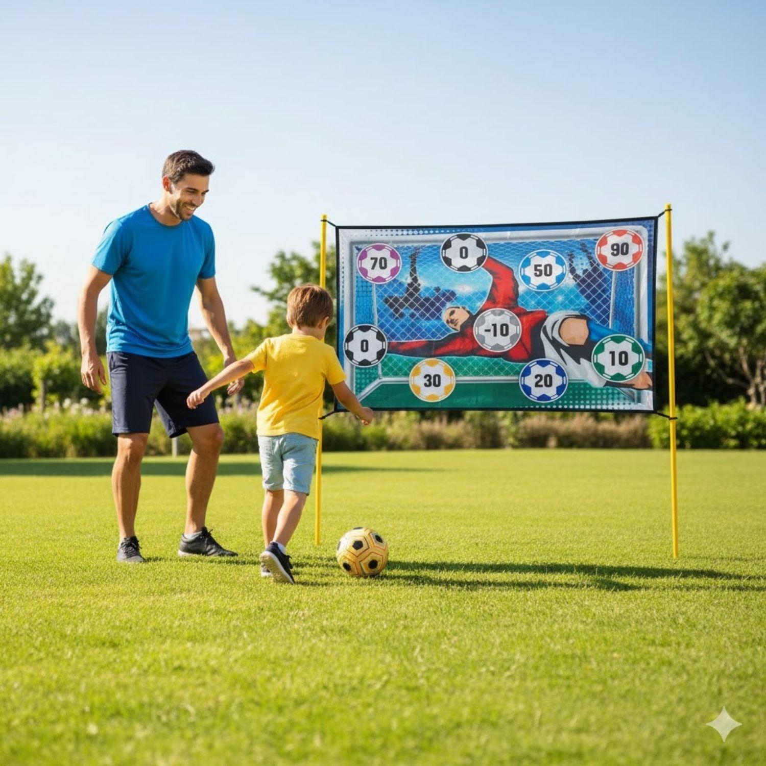 Juego de Futbol Porter a De Velcro Para Ni os Con Pelota-2