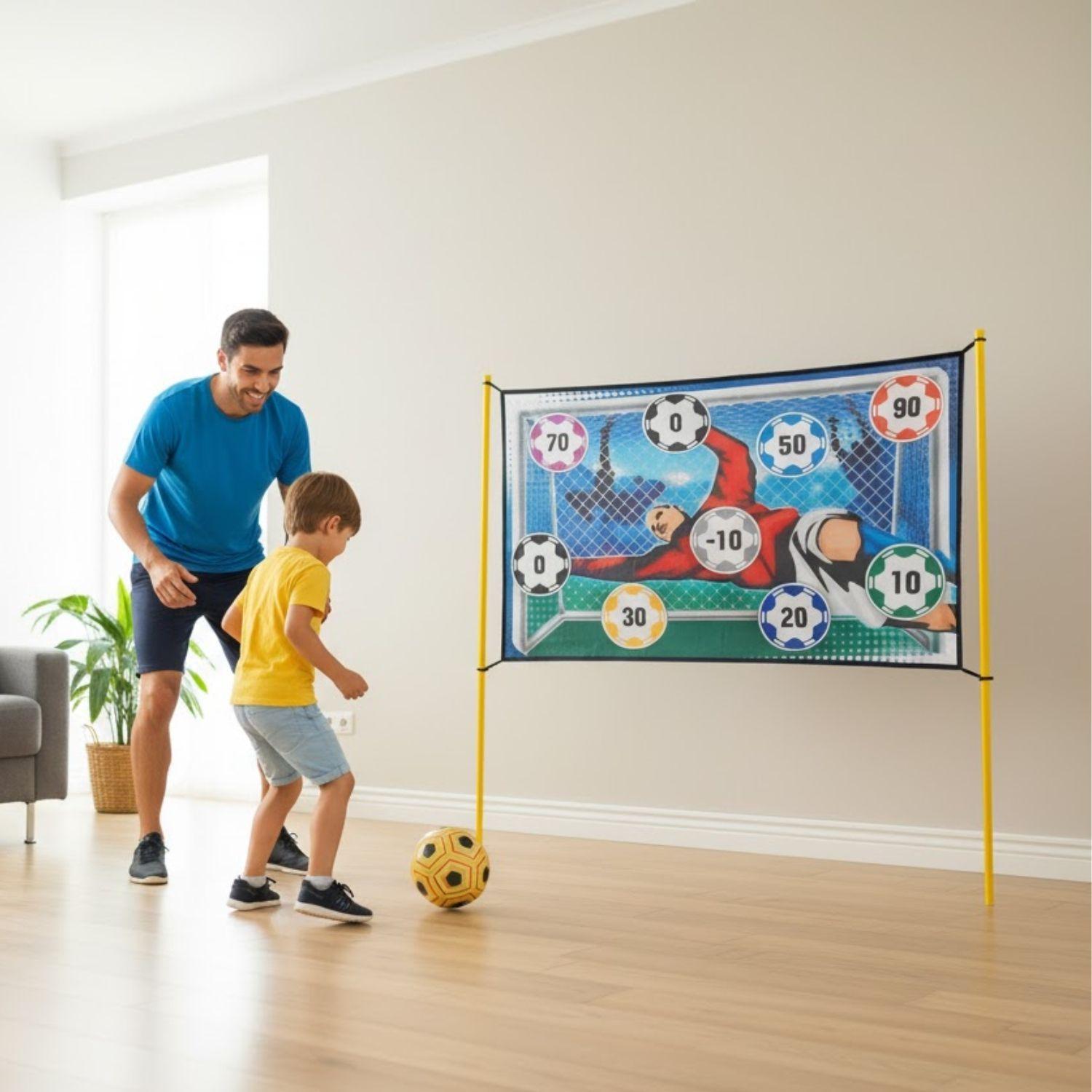 Juego de Futbol Porter a De Velcro Para Ni os Con Pelota-3