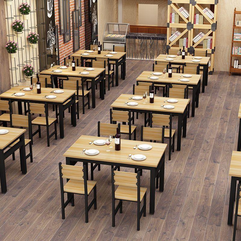 Juego De Comedor Mesa 120x60 Cm Con 4 Sillas-2