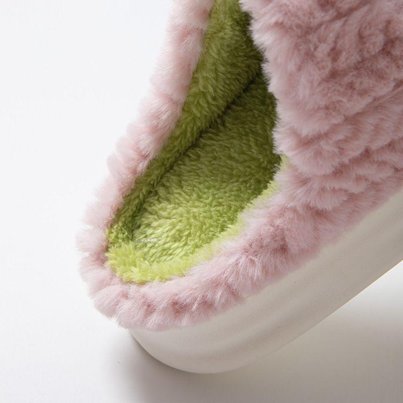 Pantuflas Con Felpa Interior Hombre Mujer Unisex - Rosa-2