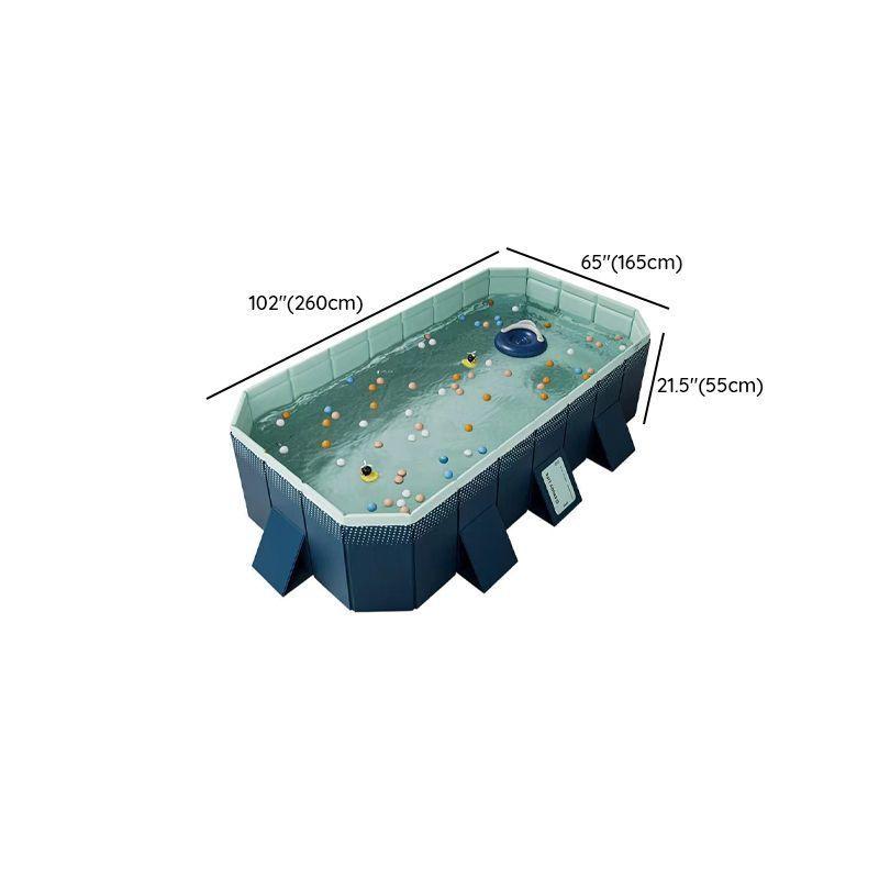 Piscina Infantil 2.6 Metros Armable Plegable Para Exteriores-5