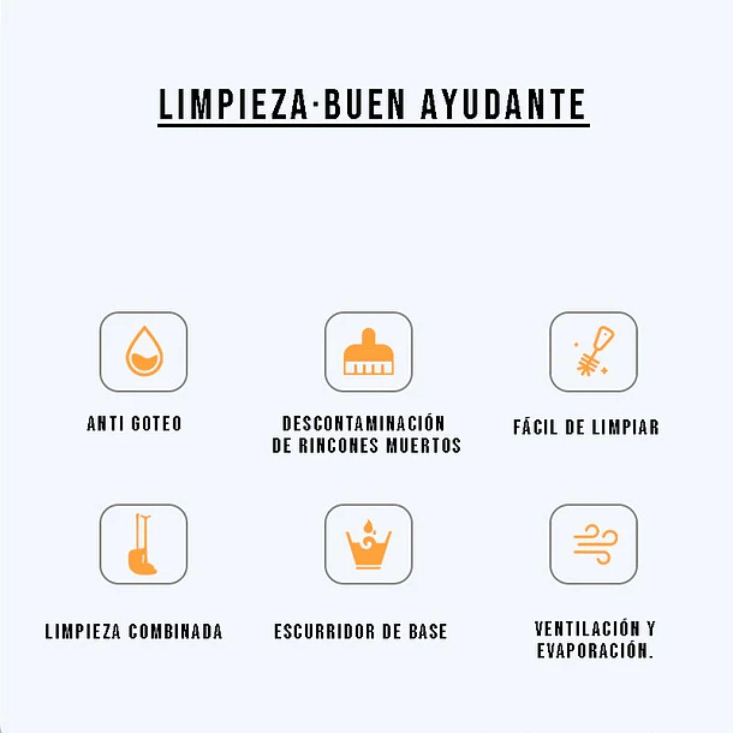 Set 2 en 1 Desatascador y Cepillo para Inodoro con Soporte-2