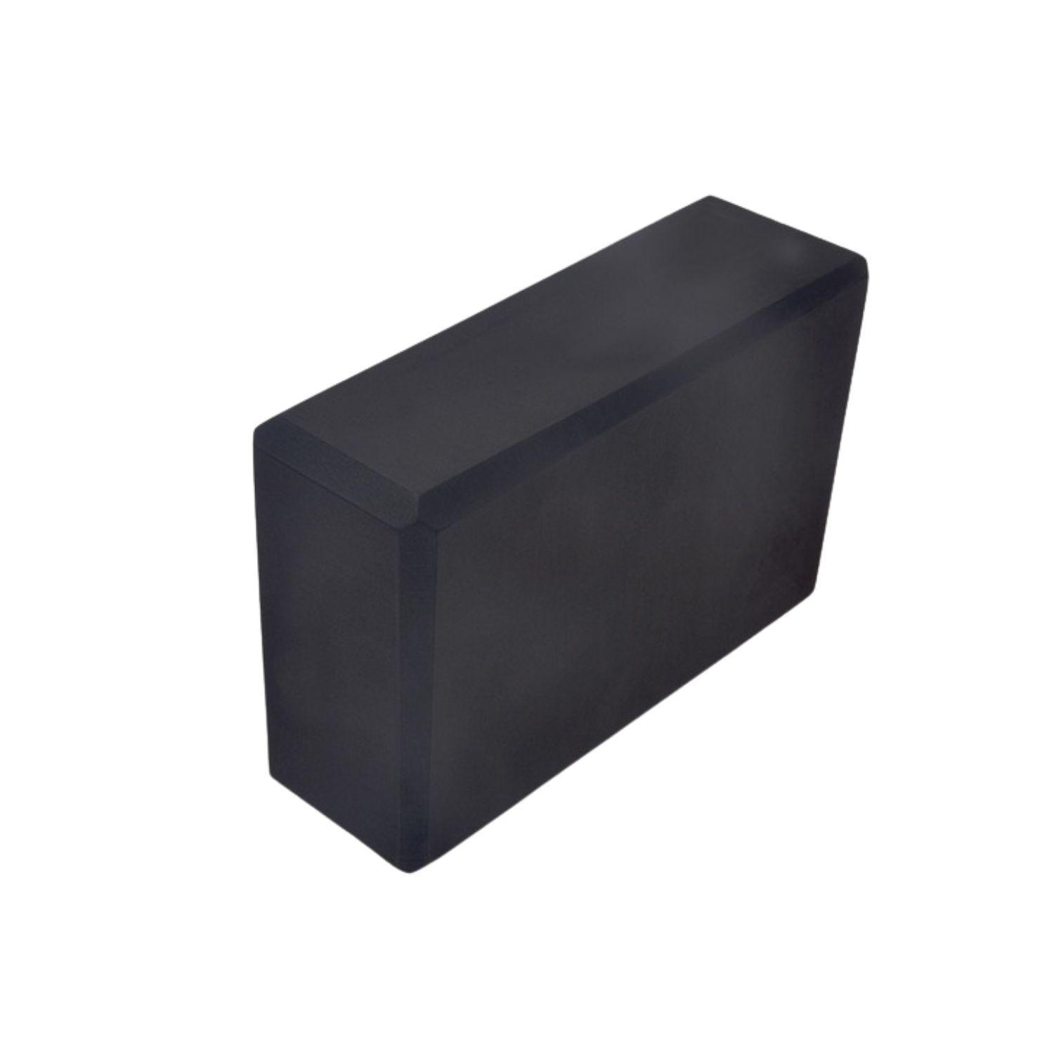 Ladrillo Bloque Goma Eva Yoga Pilates Ejercicios Soporte Negro-0