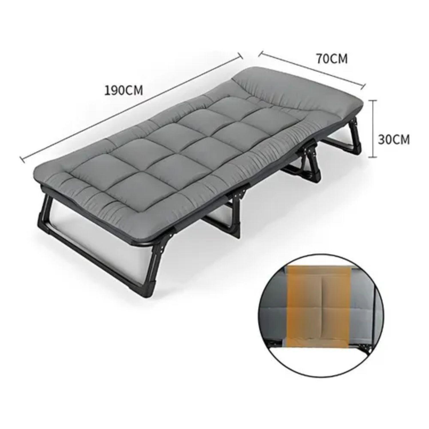 Silla Cama Reposera Plegable 190cm Desmontable Portatil-3