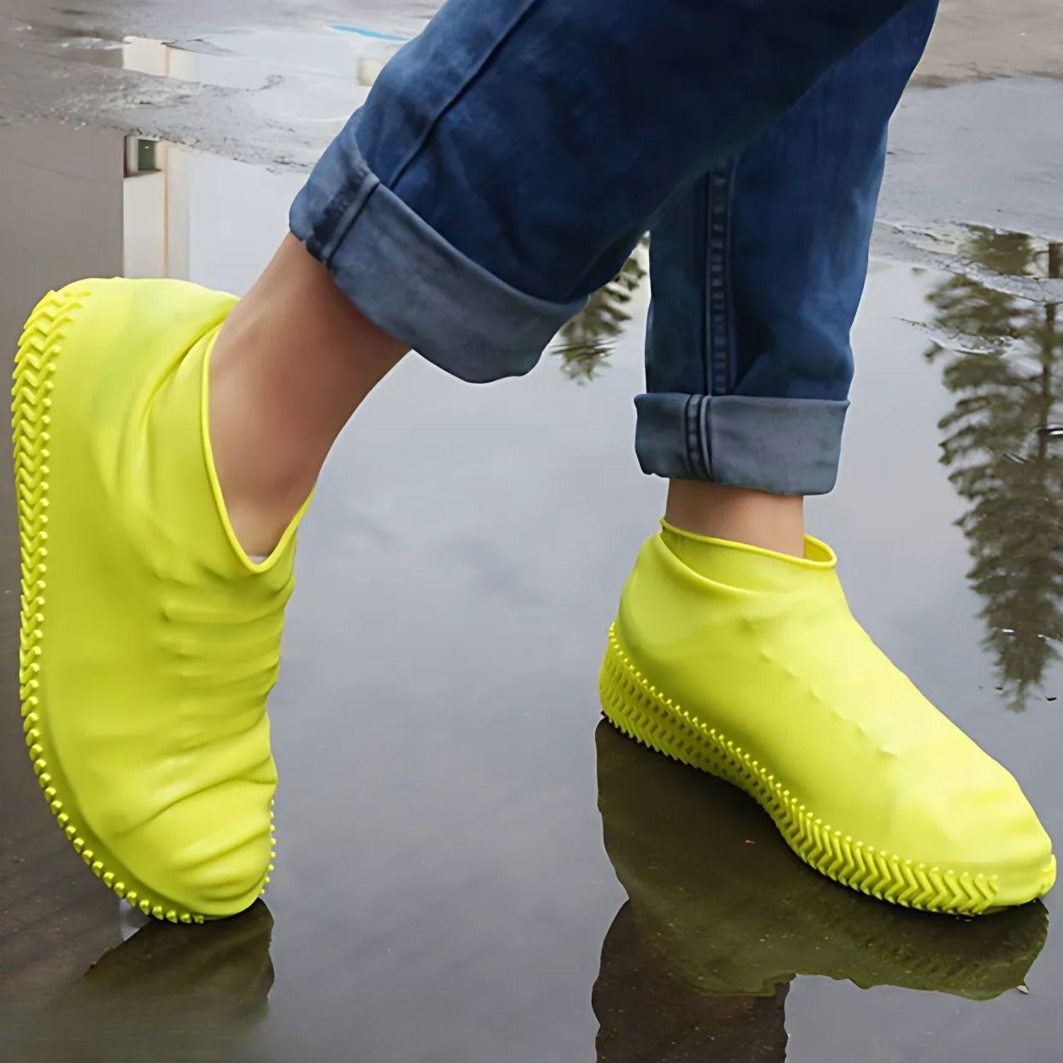 Pack 5 Pares Cubrezapatos Impermeable Latex Protector Botas-2