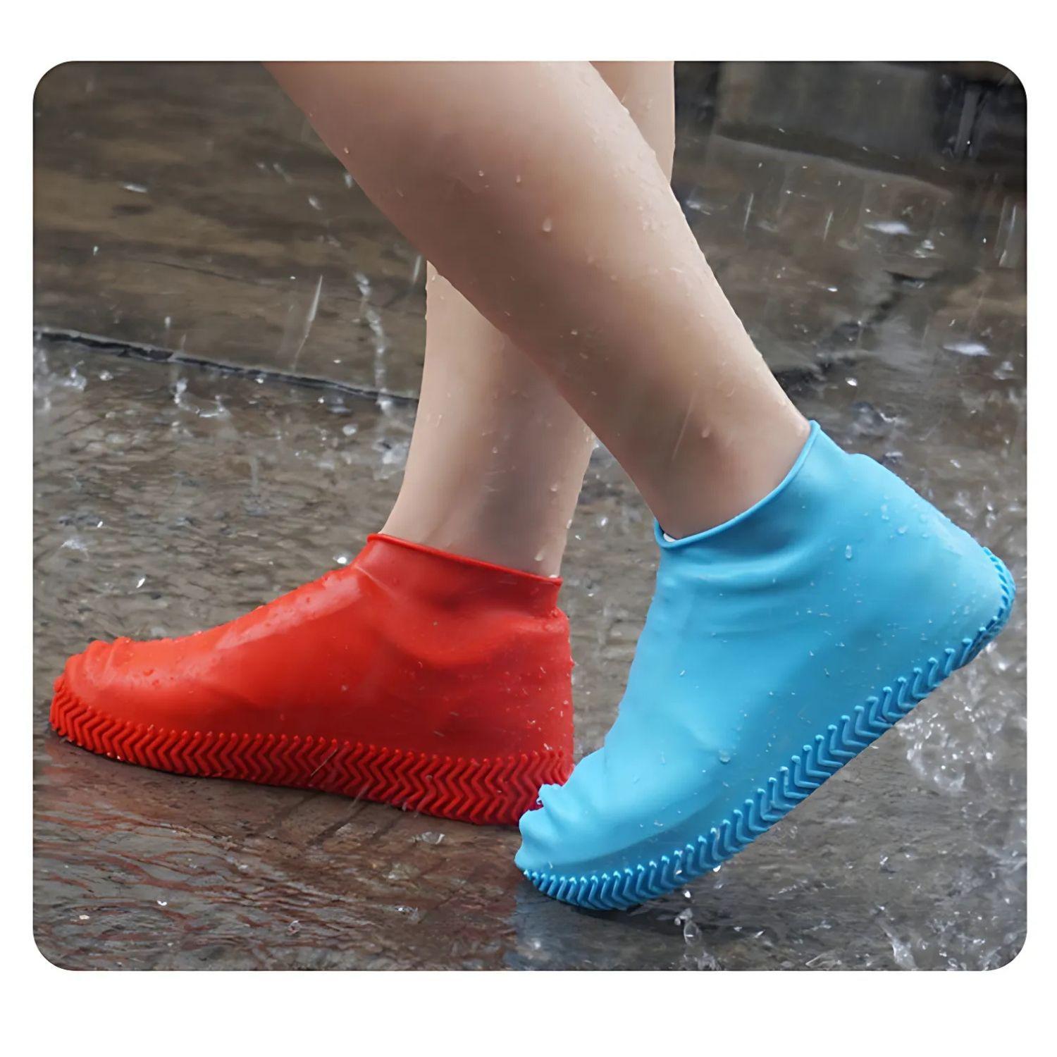 Pack 5 Pares Cubrezapatos Impermeable Latex Protector Botas-4