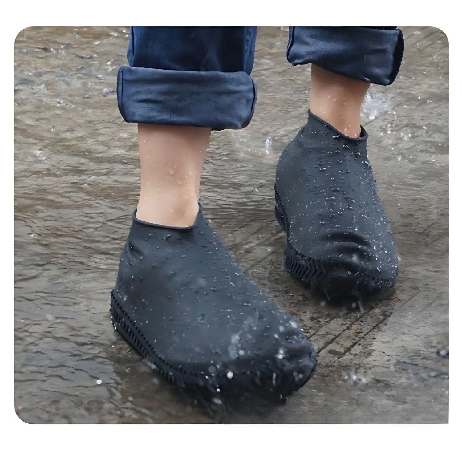Pack 5 Pares Cubrezapatos Impermeable Latex Protector Botas-5