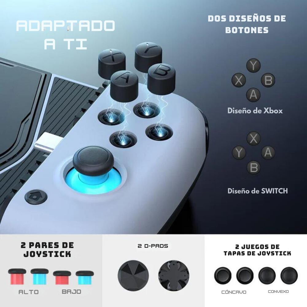 Control Gamepad GameSir X3 USB-C Refrigeración Cloud Gaming-7