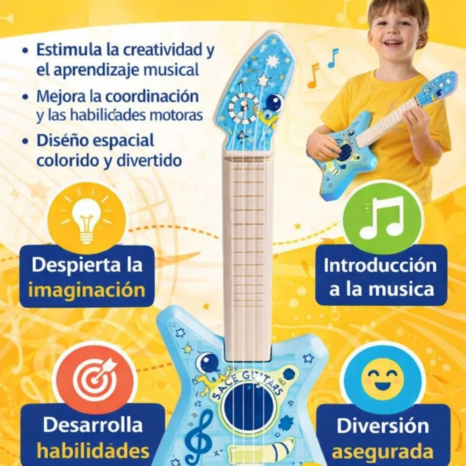 Mini Guitarra De Juguete Musical Didáctica-3