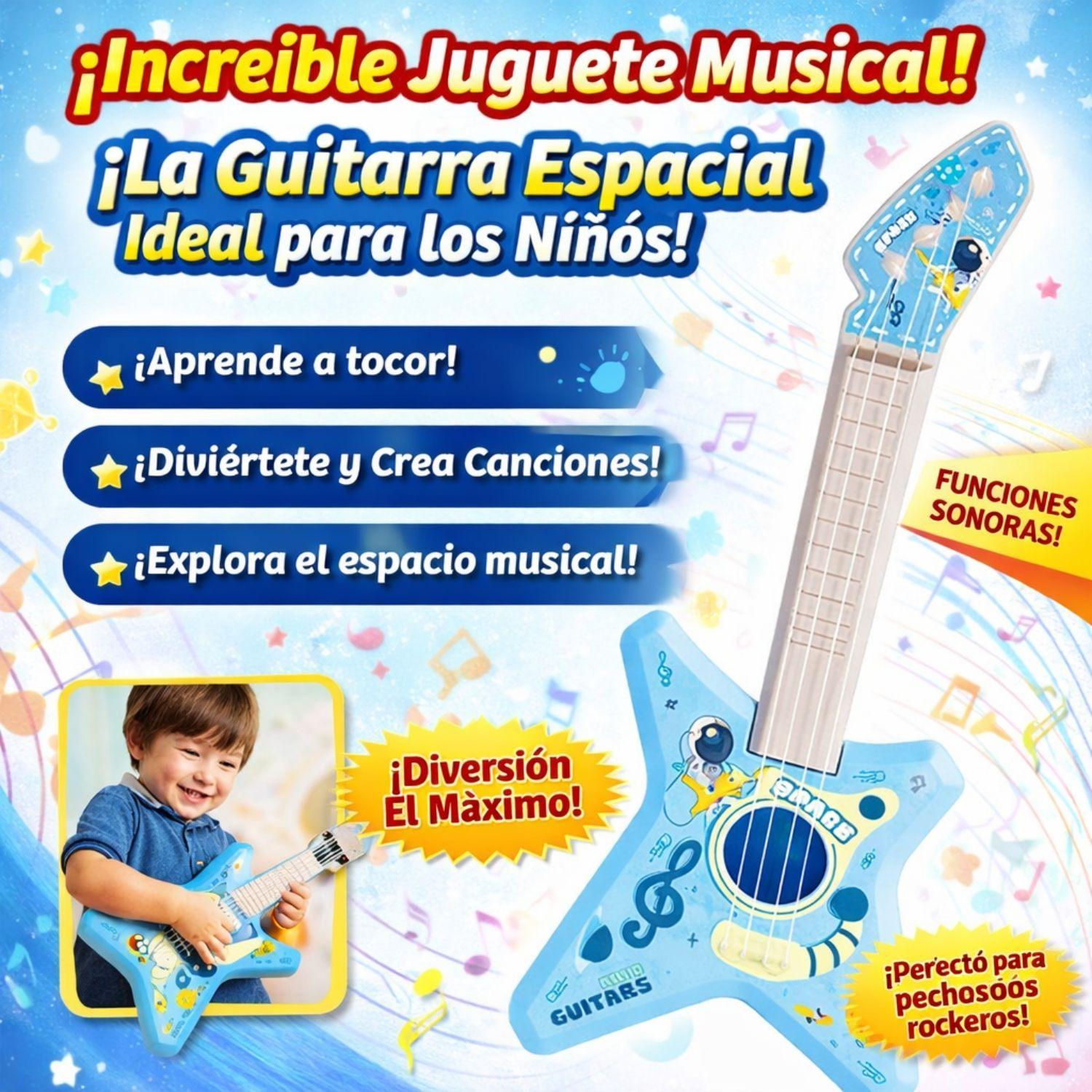 Mini Guitarra De Juguete Musical Didáctica-4