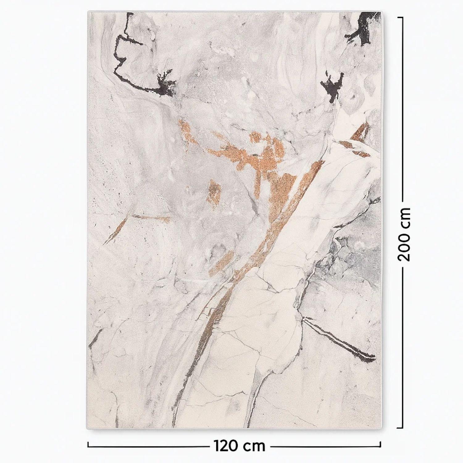 Alfombra 120x200cm Decorativa Living Estampada Terciopelo-2