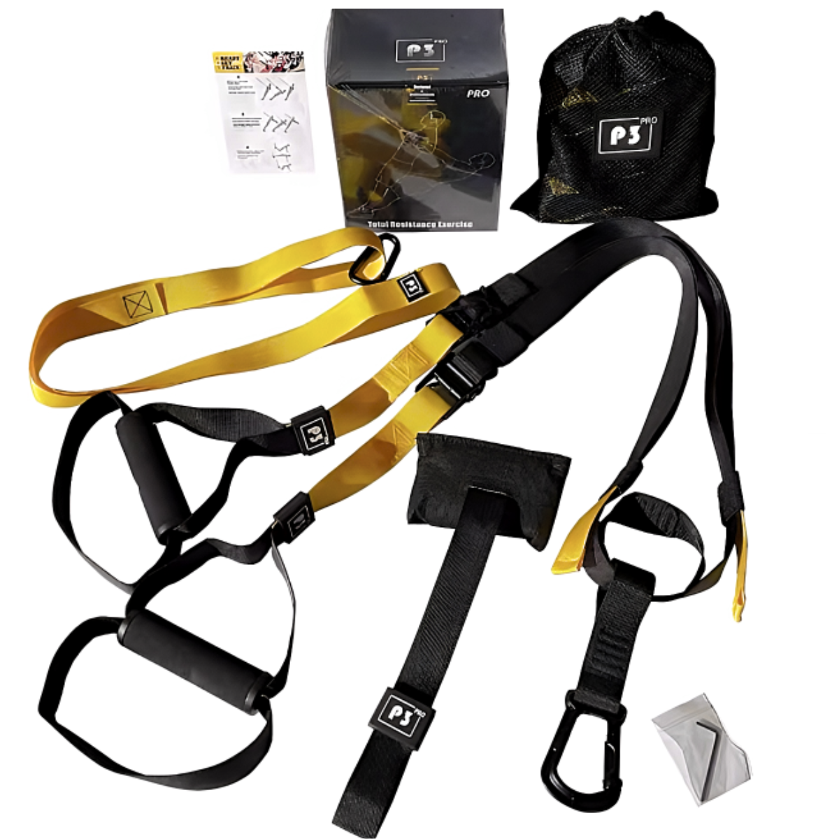 Set Bandas Trx De Suspension P3 Pro 2 Para Training y Crossfit-0