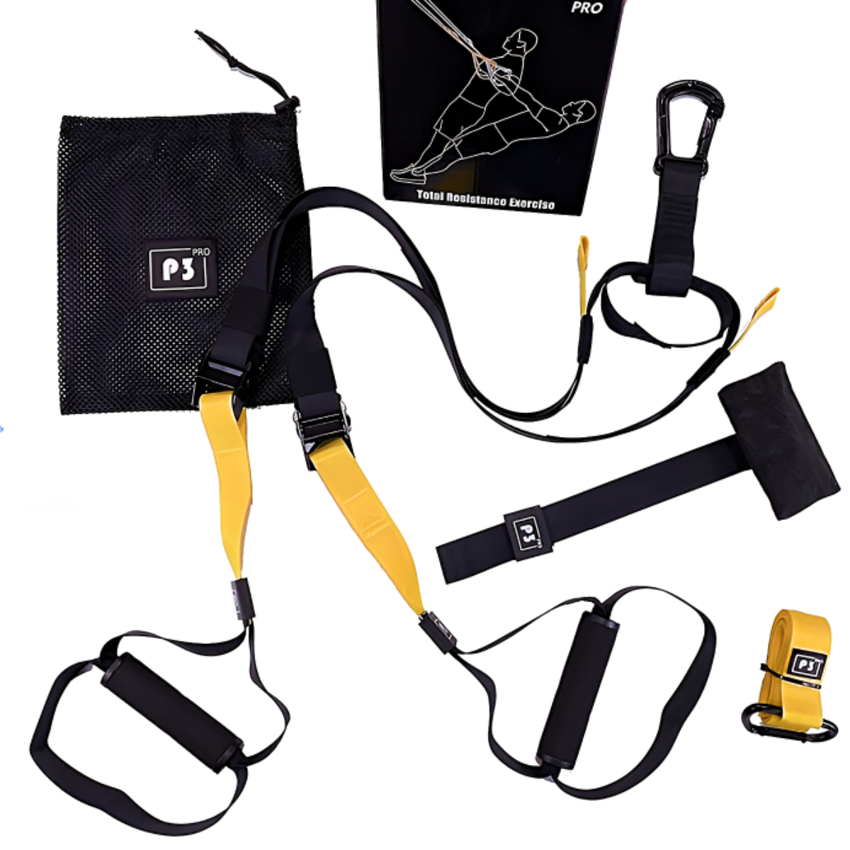 Set Bandas Trx De Suspension P3 Pro 2 Para Training y Crossfit-1