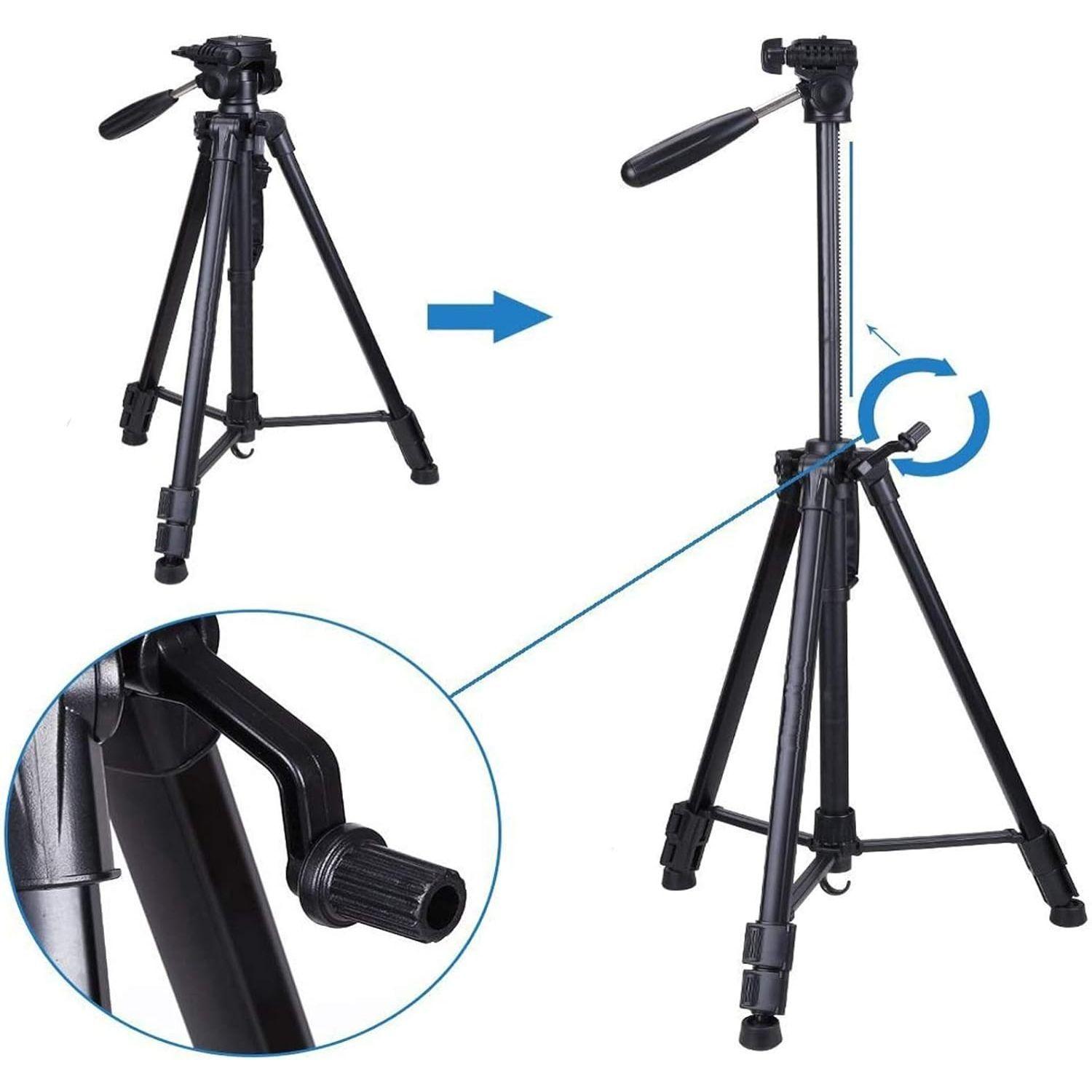 Trípode Para Cámara Estabilizador Teléfono Soporte Portátil-2