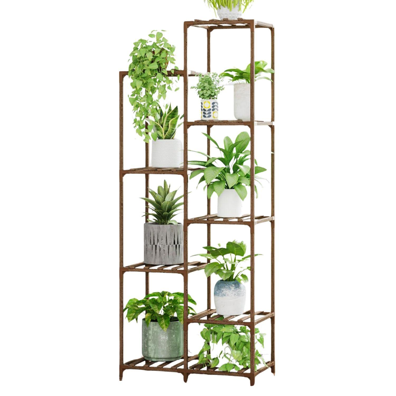 Estante Para Macetas Soporte De Plantas Huerto Decorativo-3