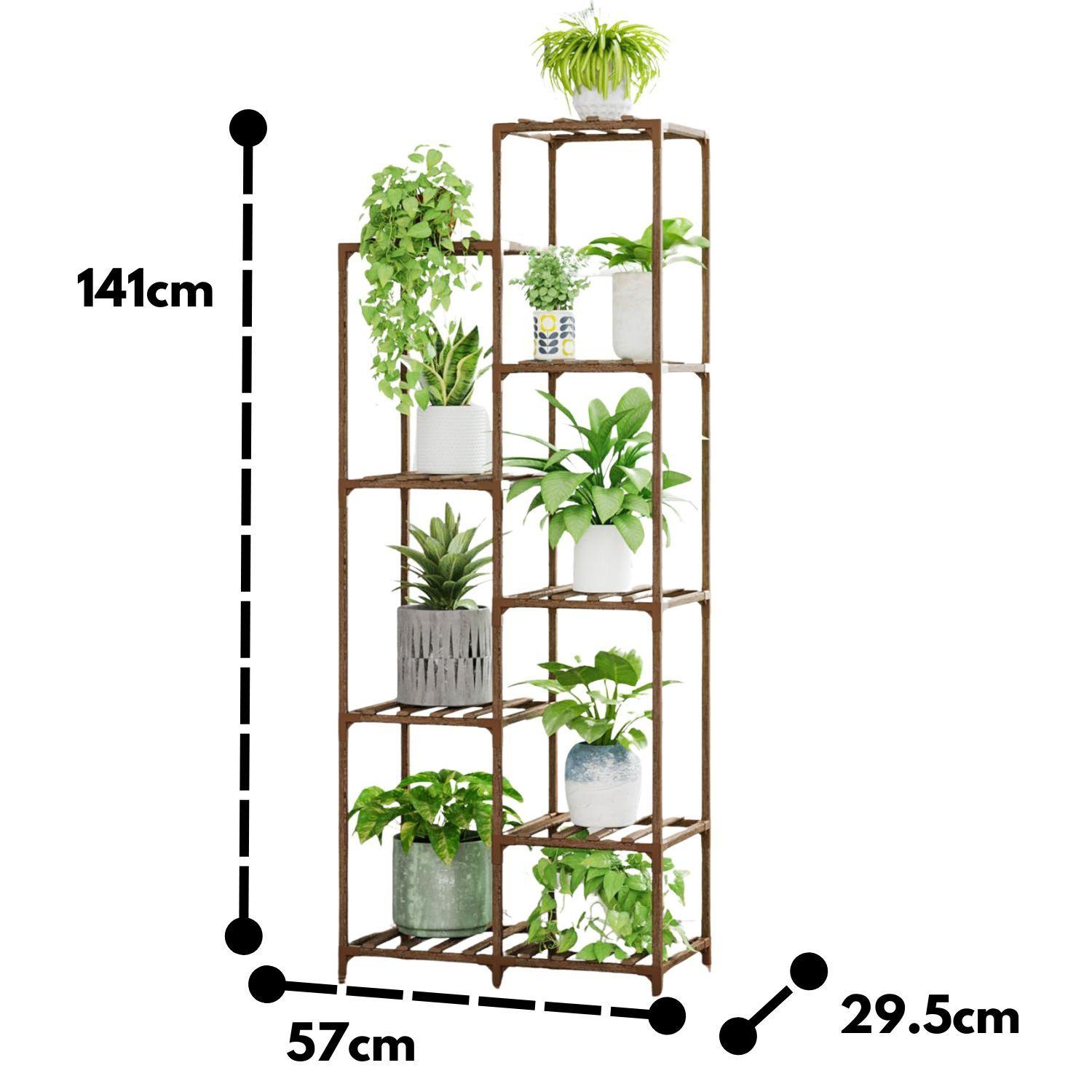 Estante Para Macetas Soporte De Plantas Huerto Decorativo-5
