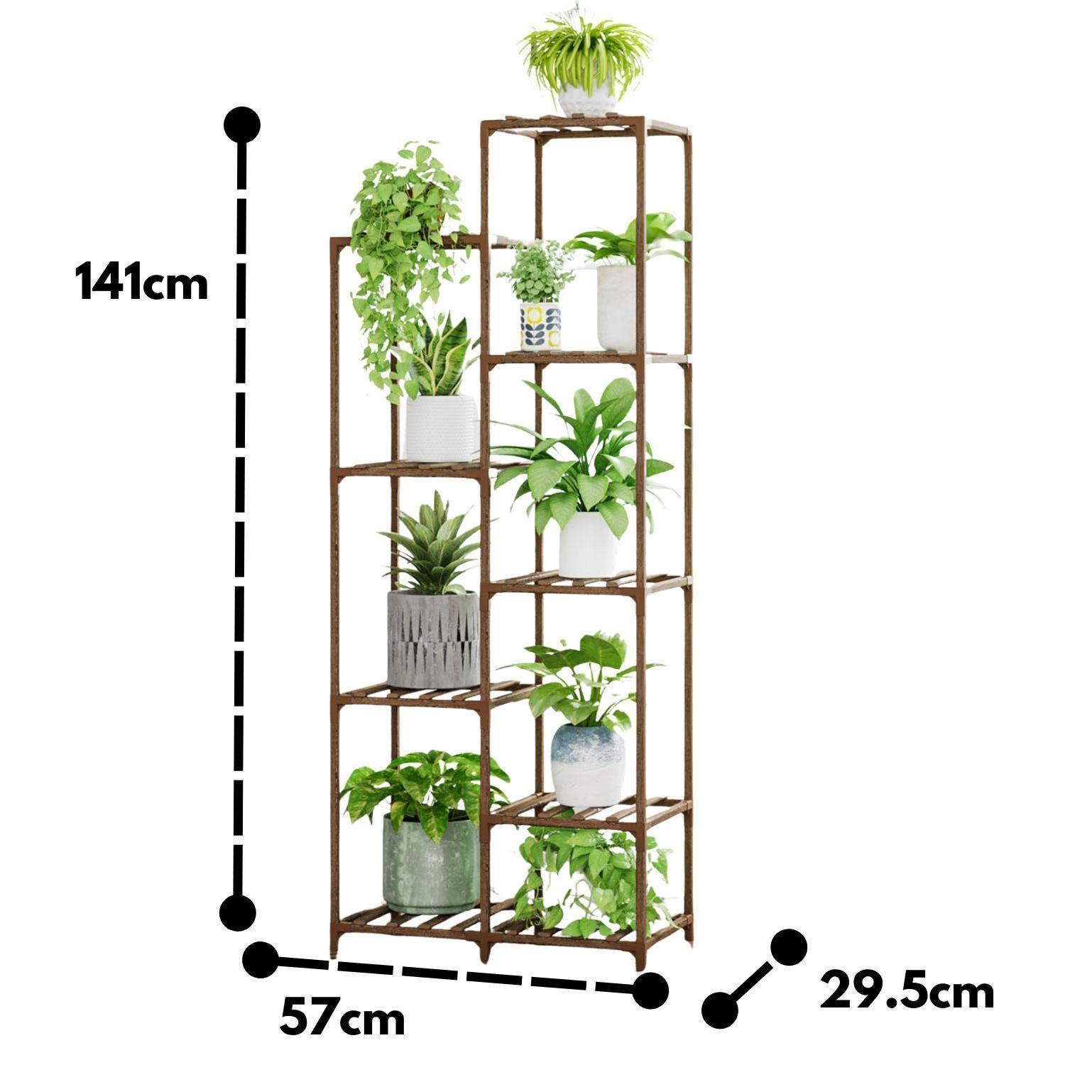 Estante Para Macetas Soporte De Plantas Huerto Decorativo-3