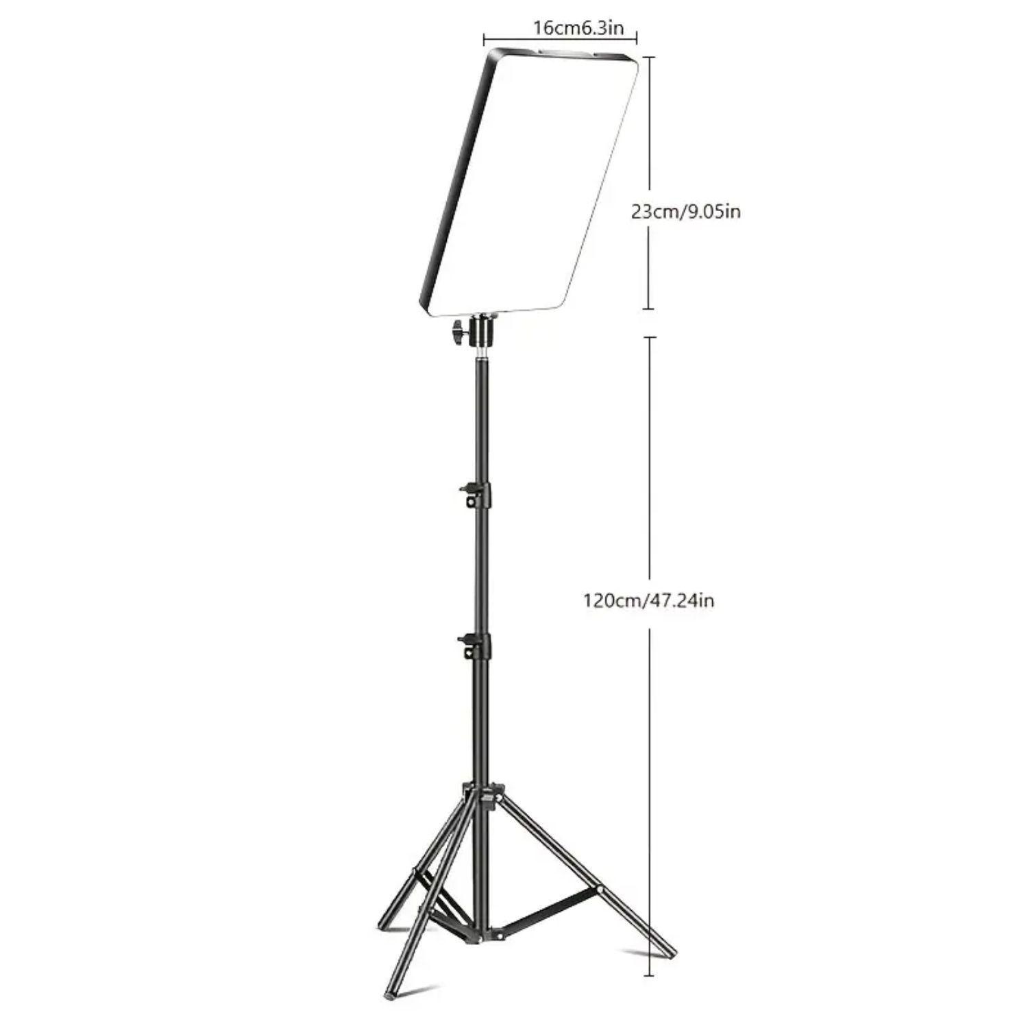 Panel De Iluminacion Con Tripode Fotografía Led Regulable-1