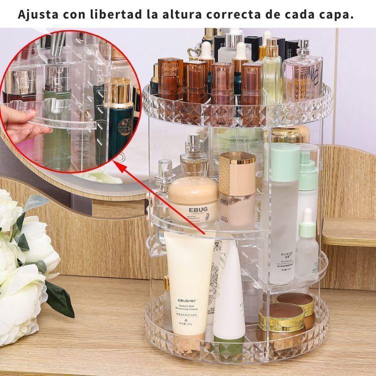 Exhibidor Giratorio Acrílico De Cosméticos Y Perfumes-6