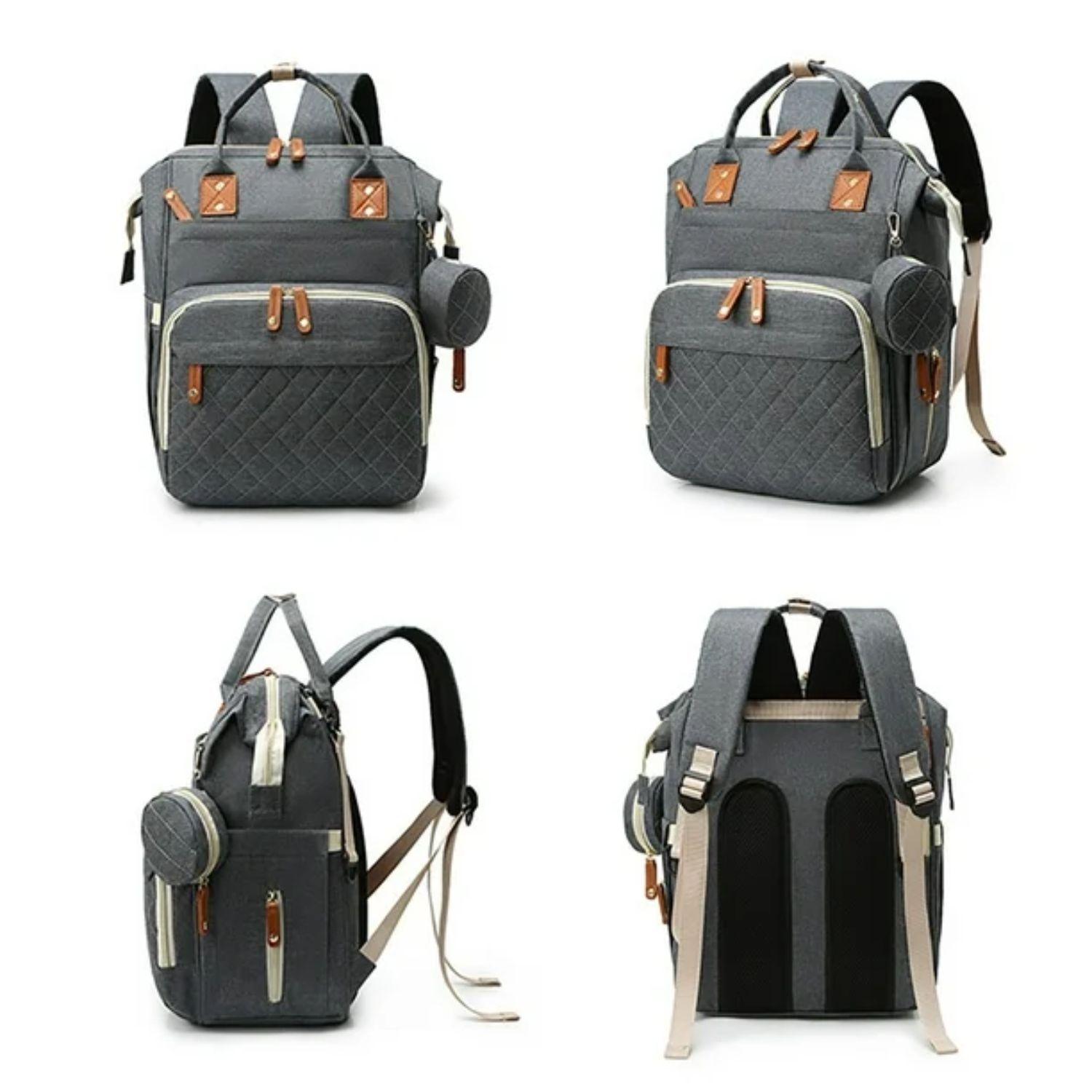 Mochila Pañalera Bolso Maternal Mudador Infantil Para Bebe-2