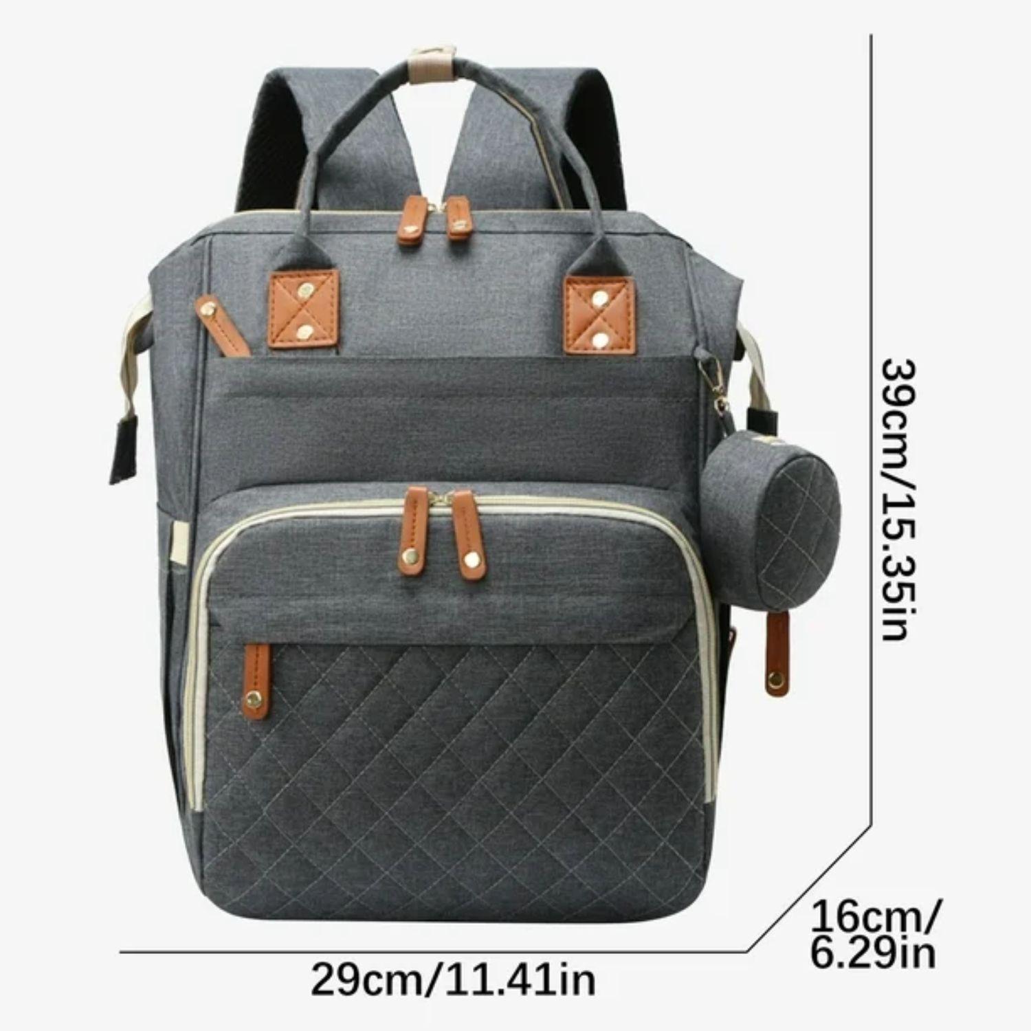 Mochila Pañalera Bolso Maternal Mudador Infantil Para Bebe-1