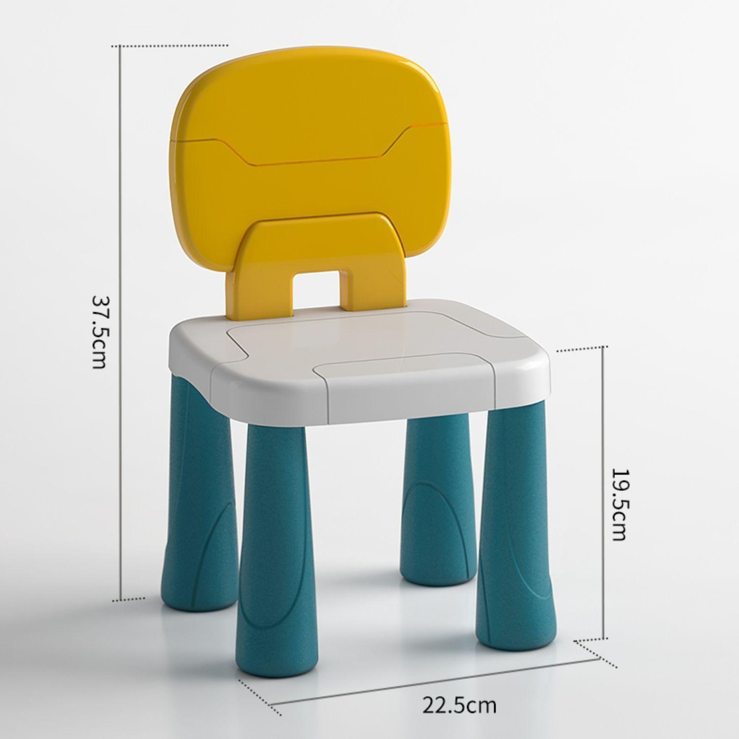 Mesa De Actividades Infantil Con Silla + 300 Bloques De Juego-6