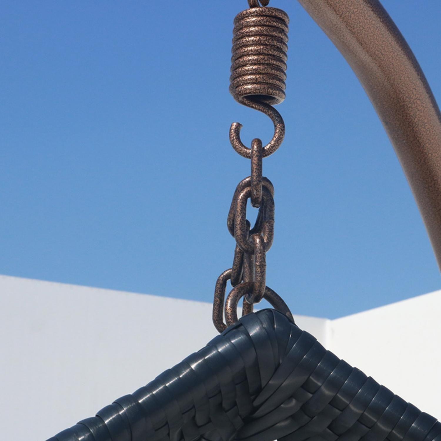 Silla Columpio Cuna Colgante Moderno Para Jardín Y Terraza-3