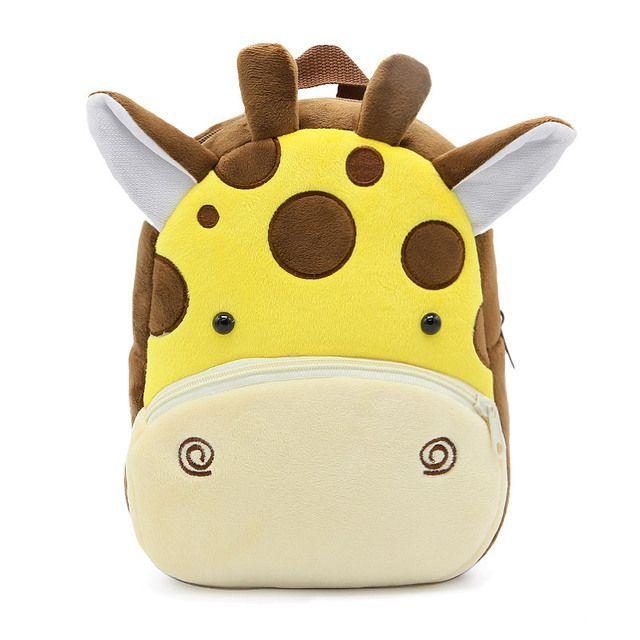 Bolso Mochila Infantil 3d De Animales Escuela Jardín-0