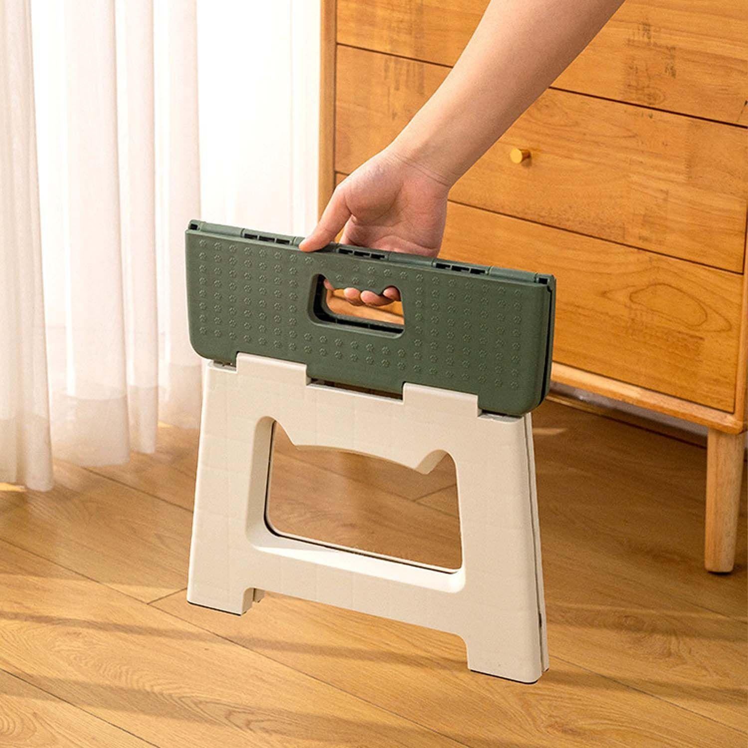 Taburete Plegable Portátil Compacto, Silla 33CM-3