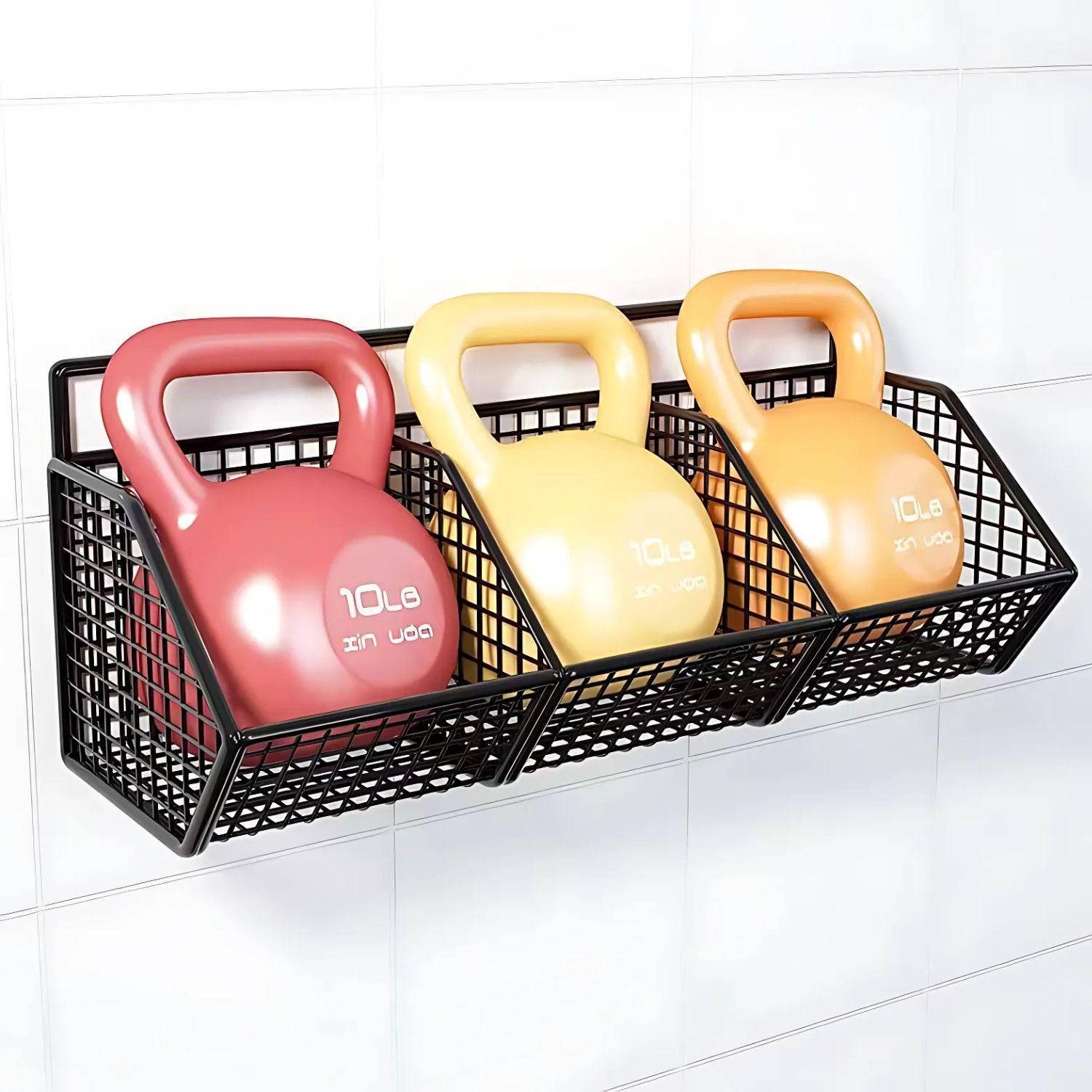 Cestas De Almacenamiento Flotante Para Verduras Frutas Pared-3