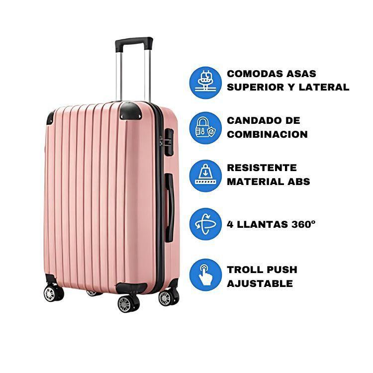 Maleta de Viaje Pequeña Expandible Resistente Con Cerradura-2