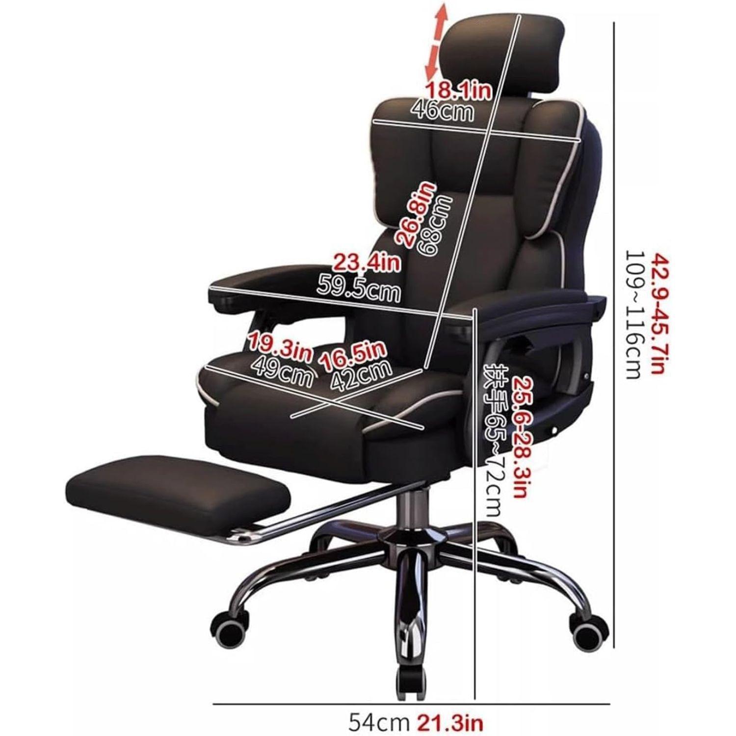 Silla YT-709 Para Pc Escritorio Oficina Giratoria Ejecutiva 360º-4