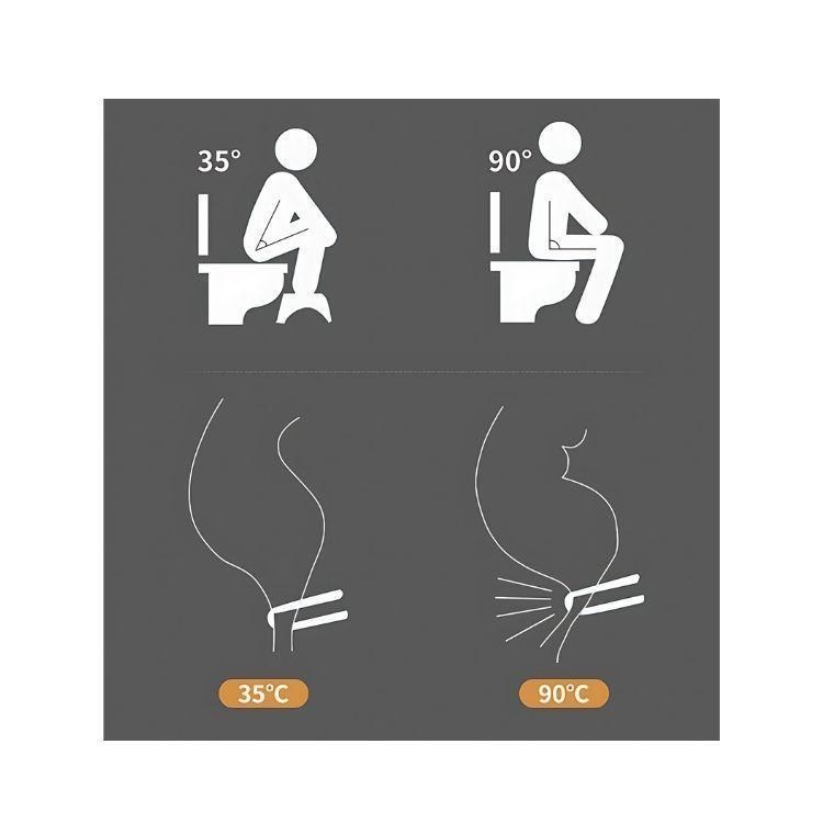Escalón Taburete de Baño Ergonómico Reposa Pies-3