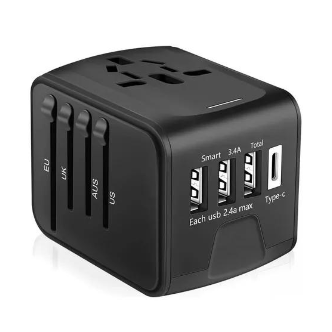 Adaptador Enchufe Multifuncional Universal Usb 100v/240v-0