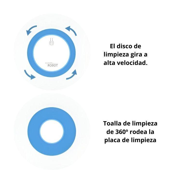 Robot Limpiador Mopa Automático Trapeadora Smart Elegante-3