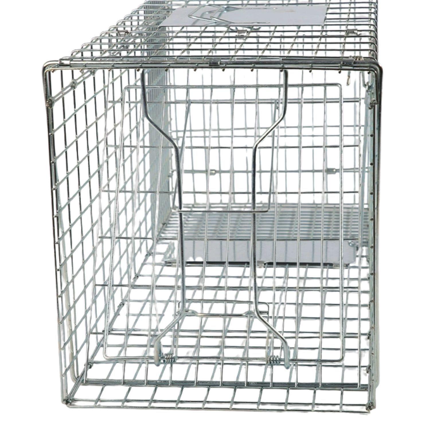 Trampa Jaula Corral Plegable Para Conejos 94x34x37 cm-3