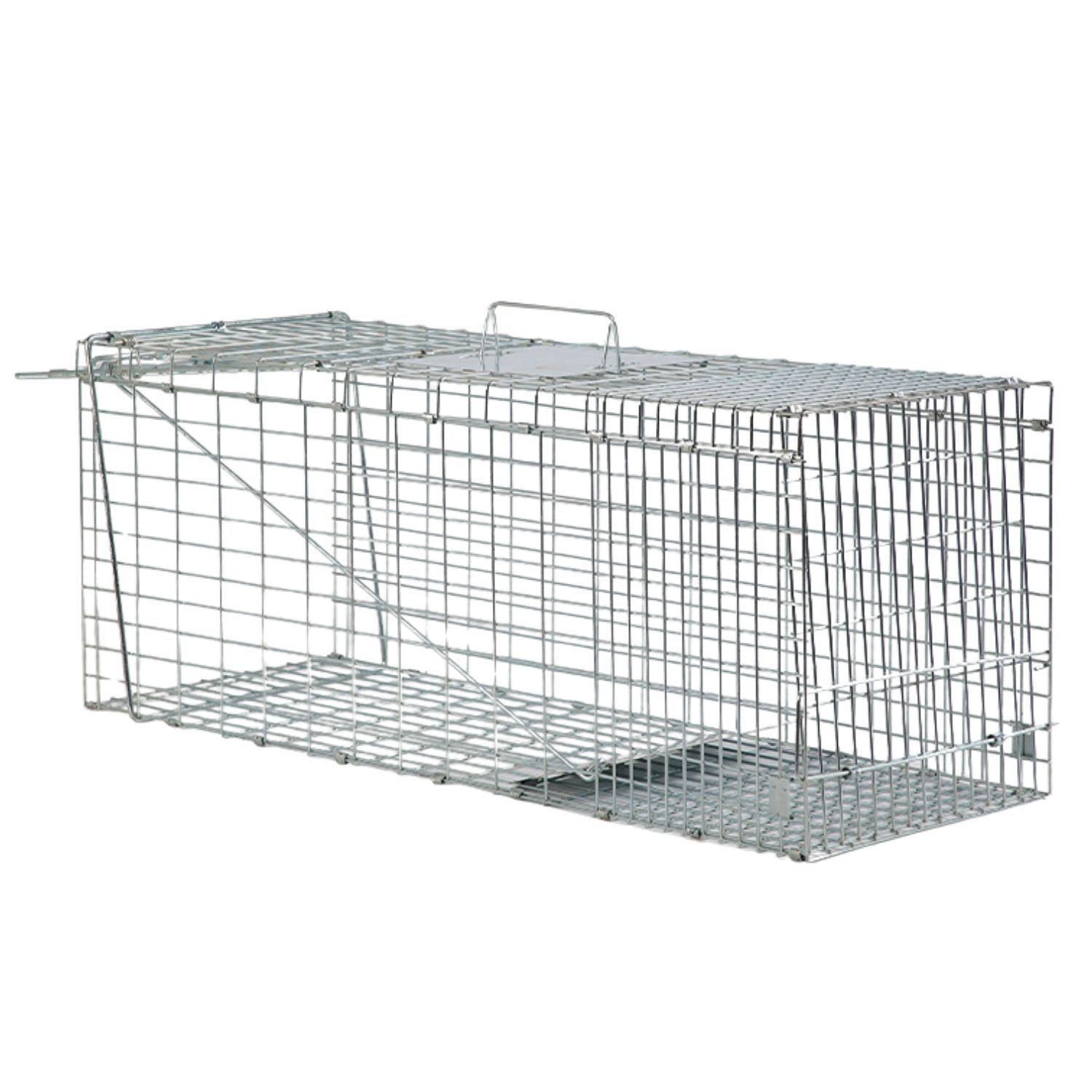 Trampa Jaula Corral Plegable Para Conejos 94x34x37 cm-4